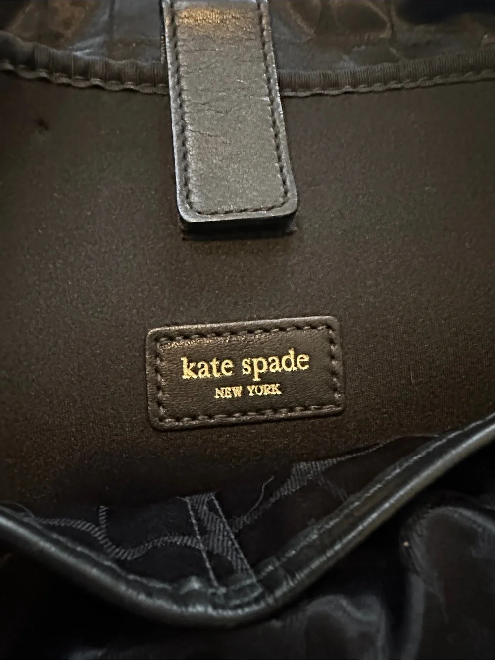 VINTAGE Kate Spade Black Nylon Convertible Shoulder & Tote Bag